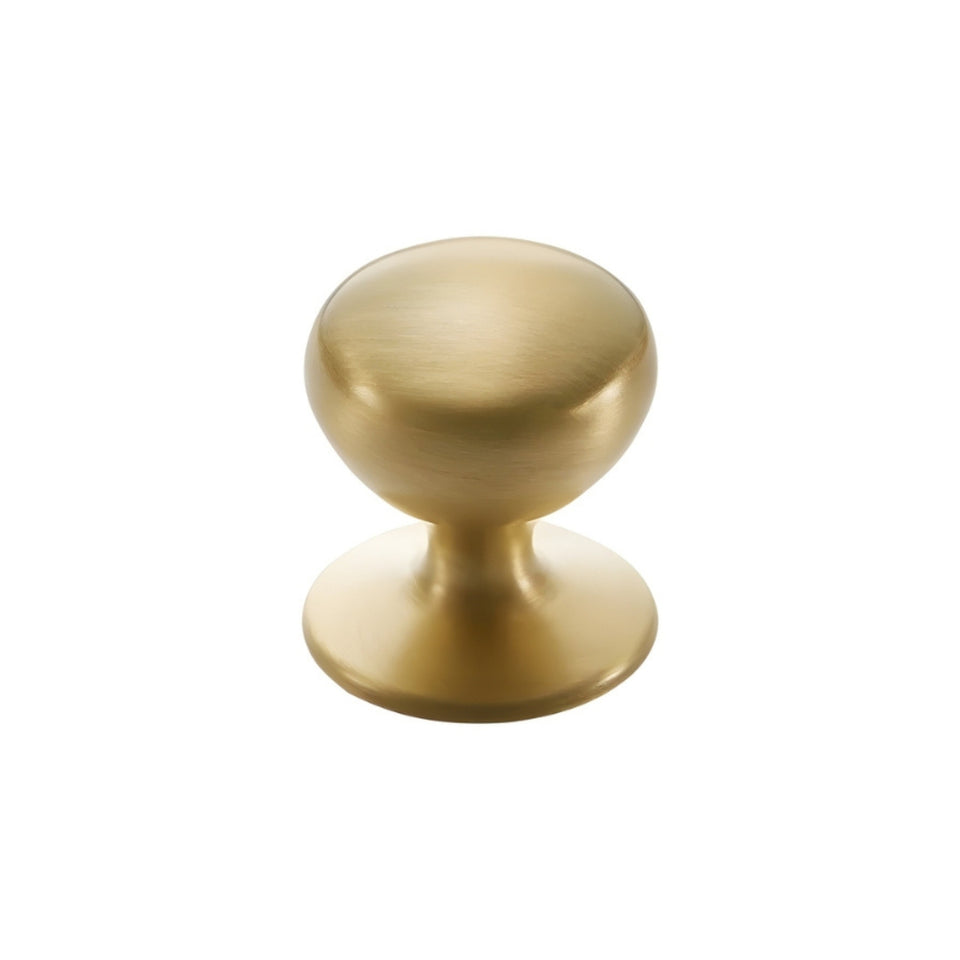 Momo Handles New Hampton Round Knob 32mm Matt Brass