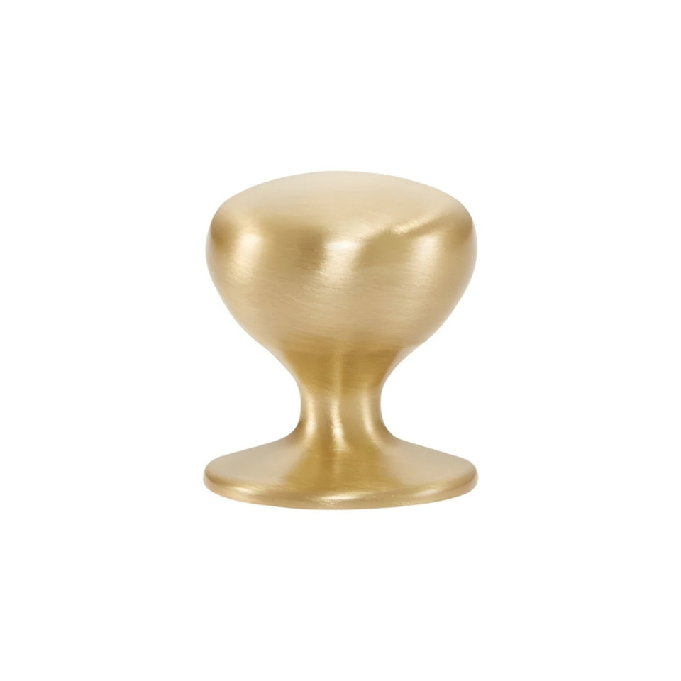 Momo Handles New Hampton Round Knob 32mm Matt Brass
