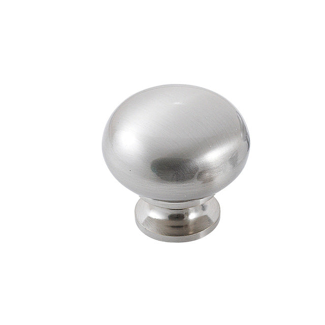 Momo Lugo Plain Knob 30mm Brushed Nickel 3230.BRN - The Blue Space