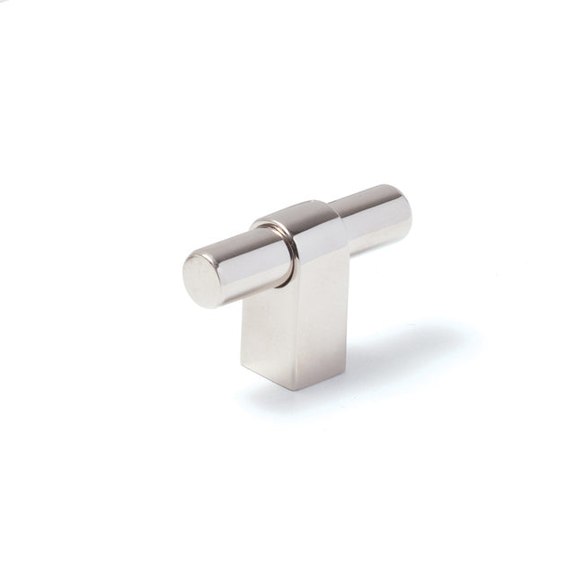 Momo Maida T Knob 52mm Polished Nickel MTK052.PN - The Blue Space