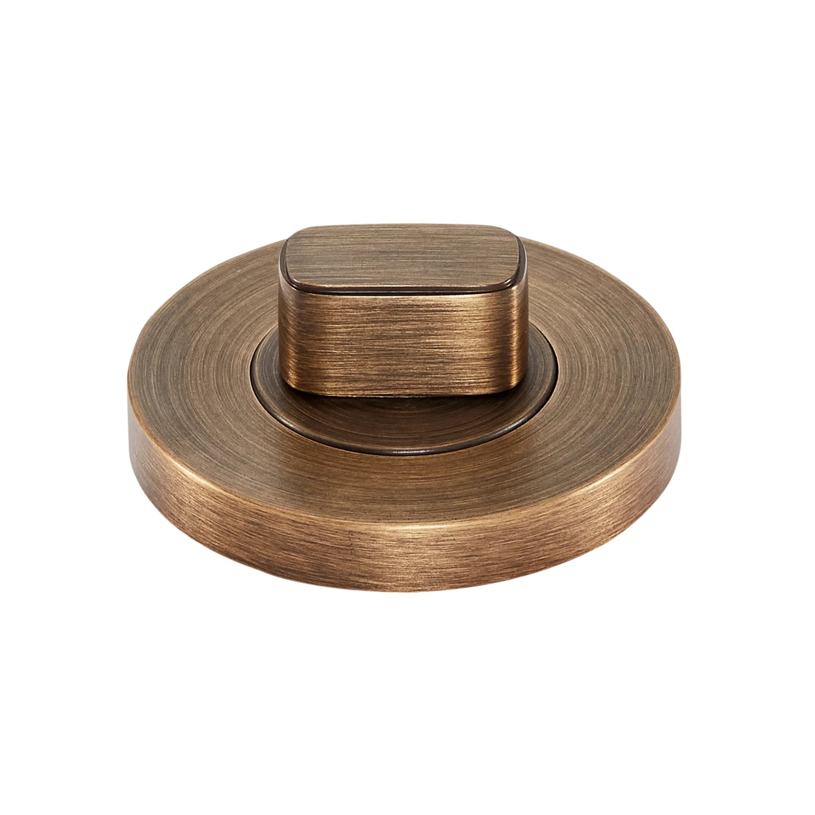 Side View Momo Privacy Thumb Turn Set Bronze MHPS.BNZ - The Blue Space