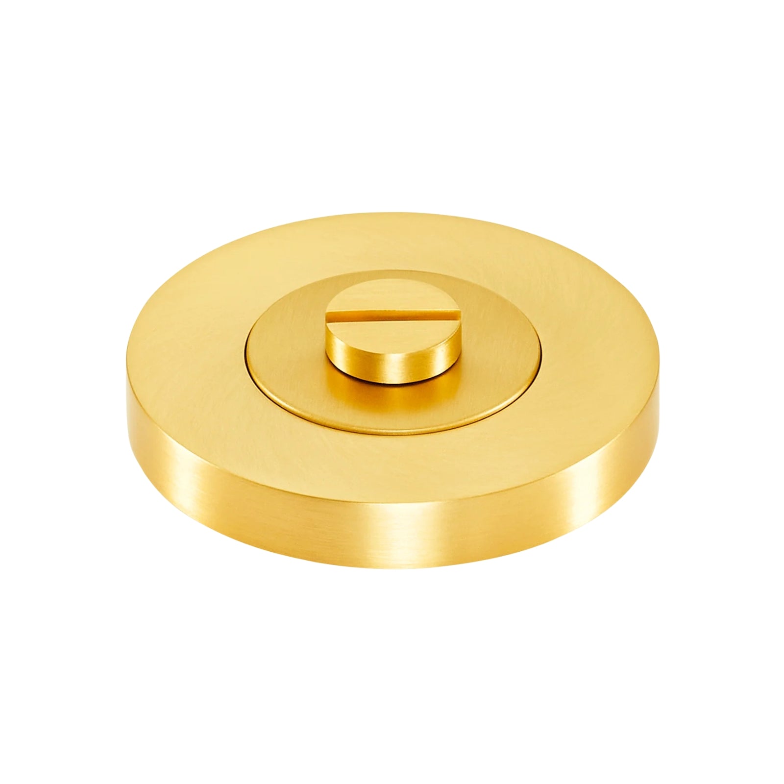 Momo Privacy Thumb Turn Set Brushed Satin Brass MHPS.BSB - The Blue Space