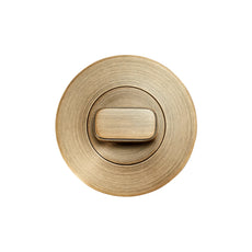 Momo Privacy Thumb Turn Set Dark Brushed Brass MHPS.DBB - The Blue Space