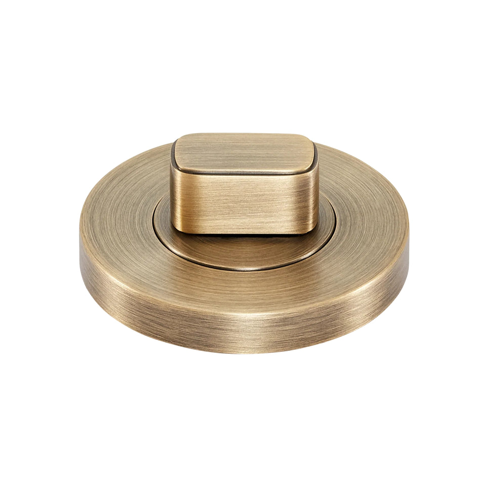 Momo Privacy Thumb Turn Set Dark Brushed Brass