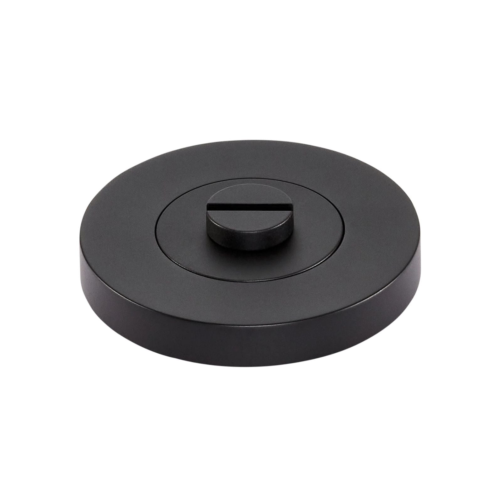 Turn Side View  Momo Privacy Thumb Turn Set Matte Black MHPS.MBL - The Blue Space