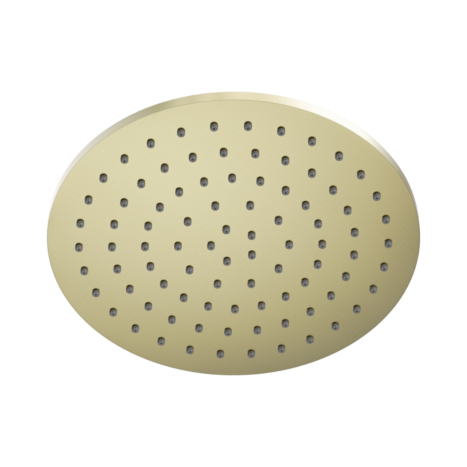 Nero 250mm Round Metal Shower Head II Brushed Gold NR507046BG - The Blue Space