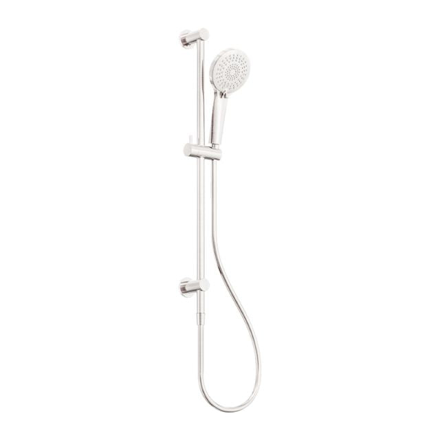 Nero 3 Function Shower Rail Brushed Nickel NR314ABN - The Blue Space