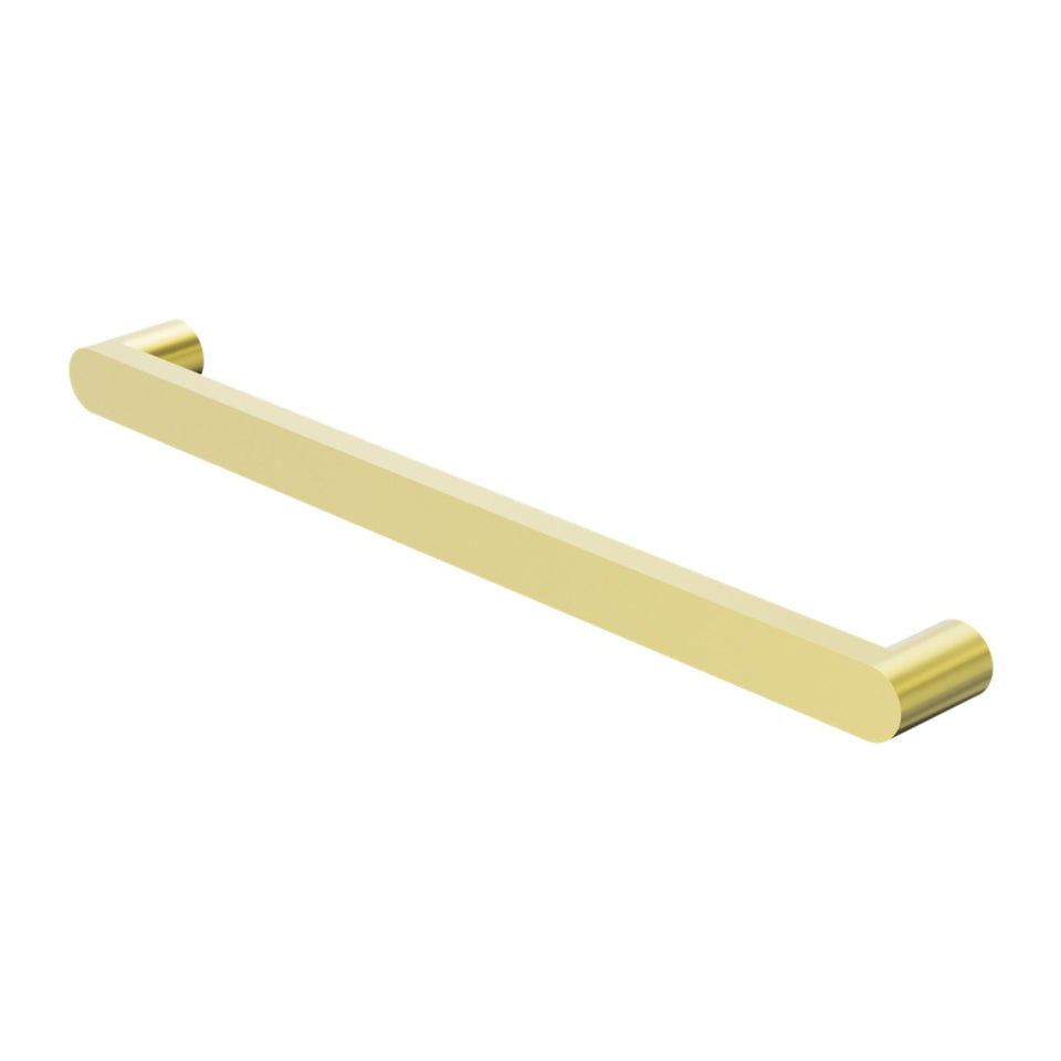 Nero Bianca 240V Single Heated Towel Rail Brushed Gold