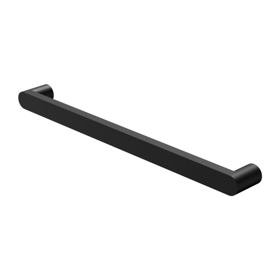 Nero Bianca 240V Single Heated Towel Rail Matte Black
