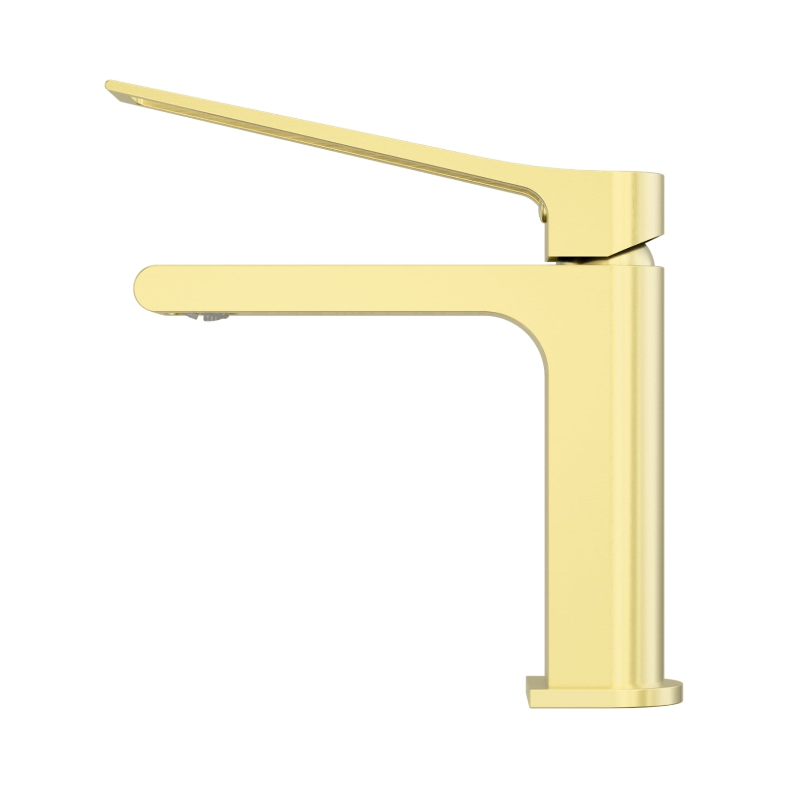 Side Nero Bianca Care Basin Mixer Brushed Gold NR321502ABG - The Blue Space