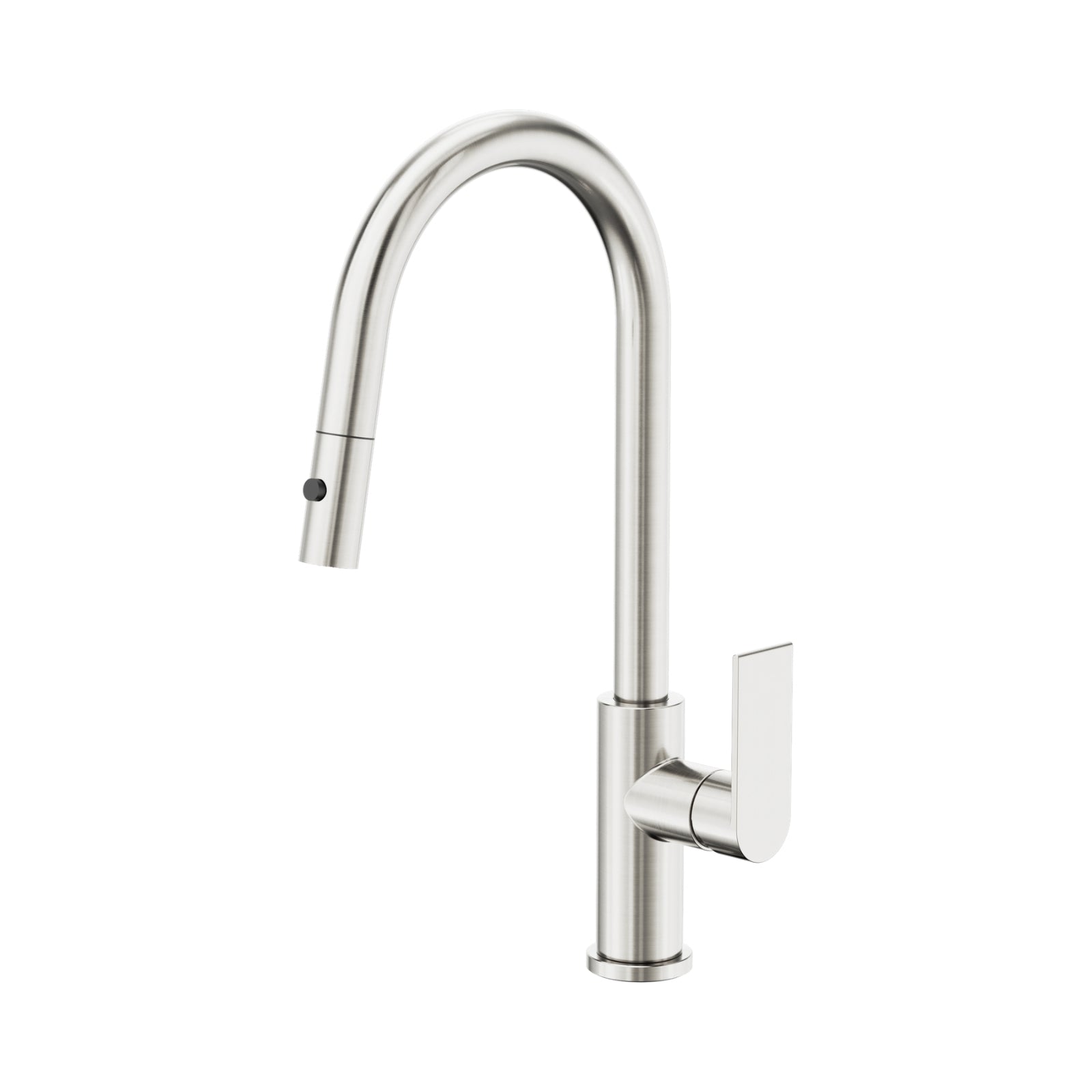 Nero Bianca Pull Out Sink Mixer With Vegie Spray Function Brushed Nickel NR321508BN - The Blue Space
