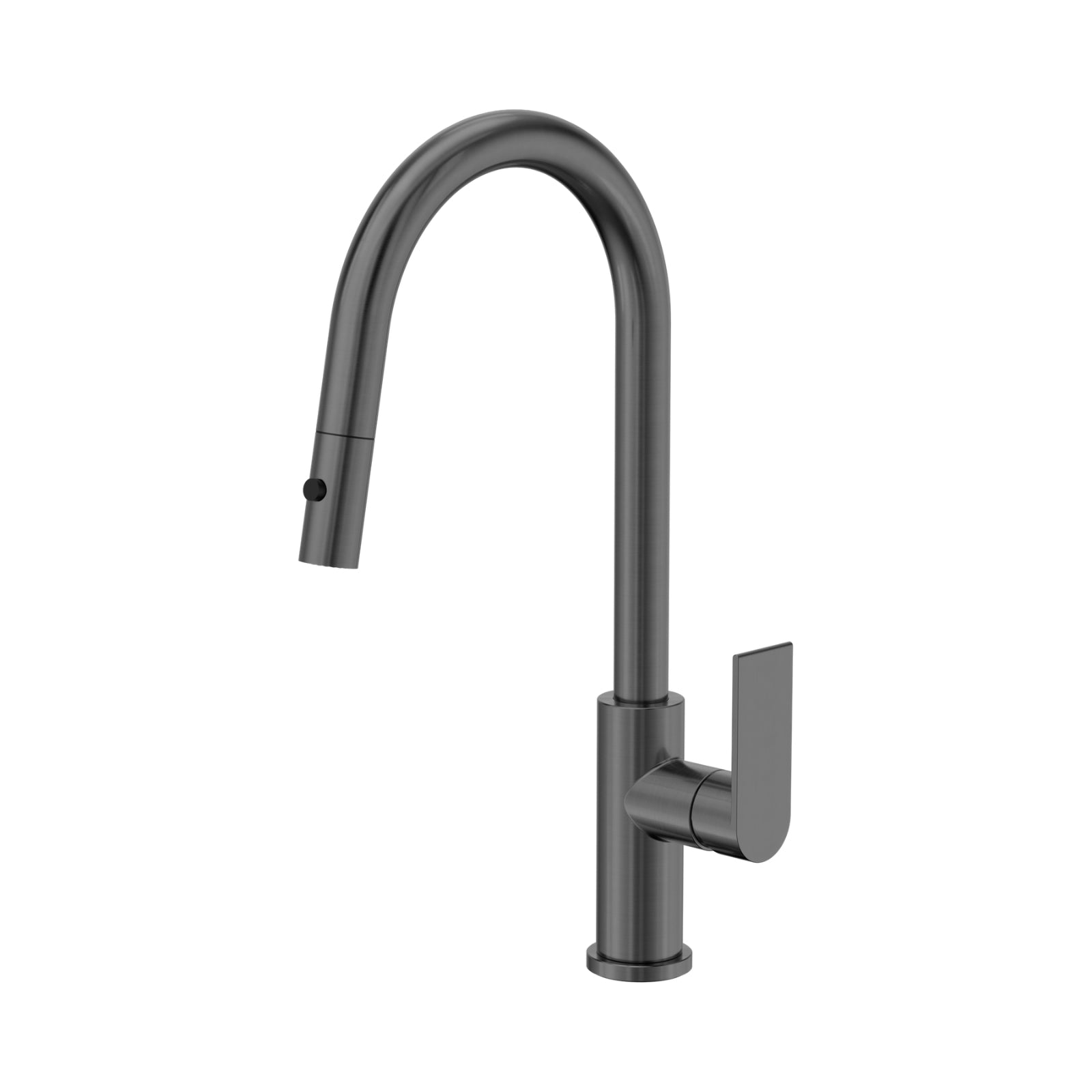 Nero Bianca Pull Out Sink Mixer With Vegie Spray Function Gun Metal NR321508GM - The Blue Space