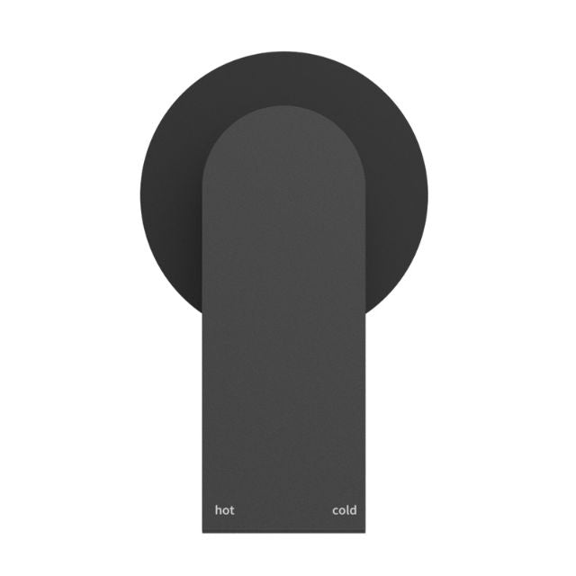 Buy Online Nero Bianca Shower Mixer 80mm Plate Matte Black NR321511DMB - The Blue Space
