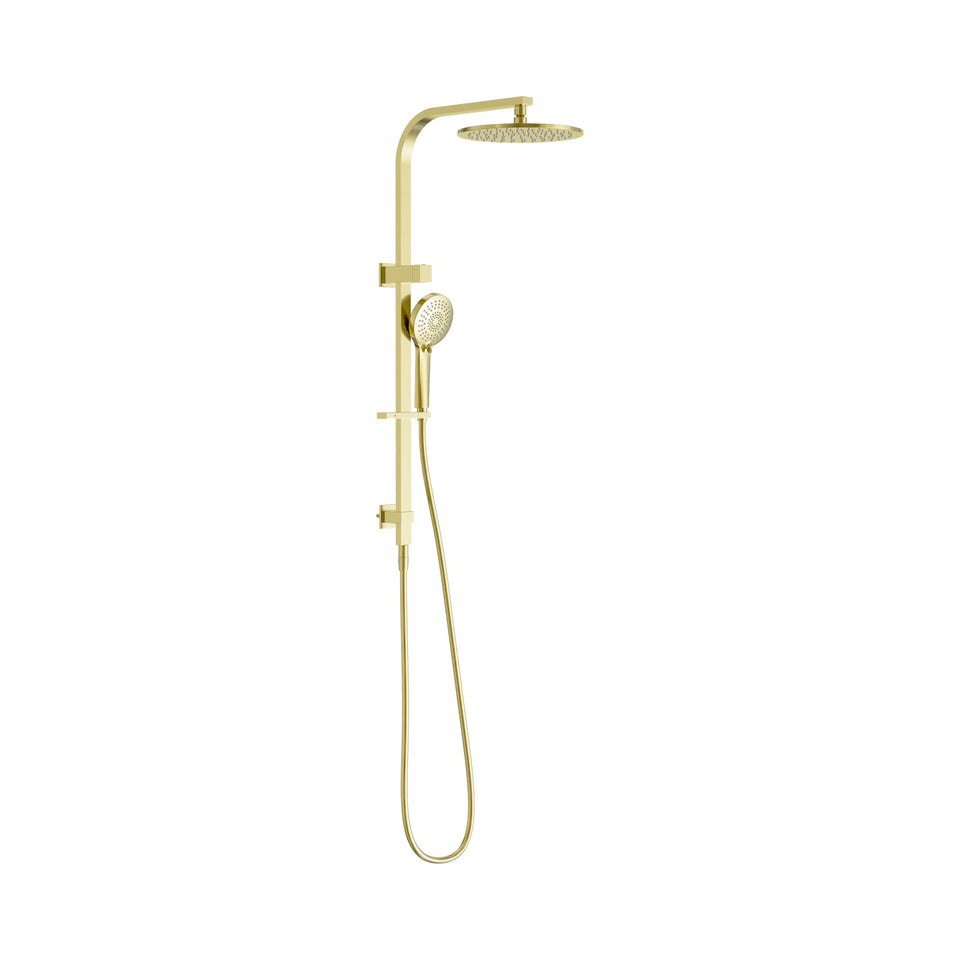 Nero Bianca Twin Shower Brushed Gold