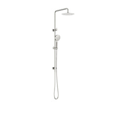 Nero Dolce II Twin Shower Brushed Nickel NR232105GBN - The Blue Space
