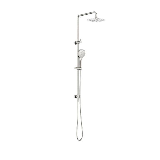 Nero Dolce II Twin Shower Brushed Nickel NR232105GBN - The Blue Space