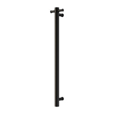 Nero Heated Vertical Towel Rail Matte Black NRV902HMB - The Blue Space