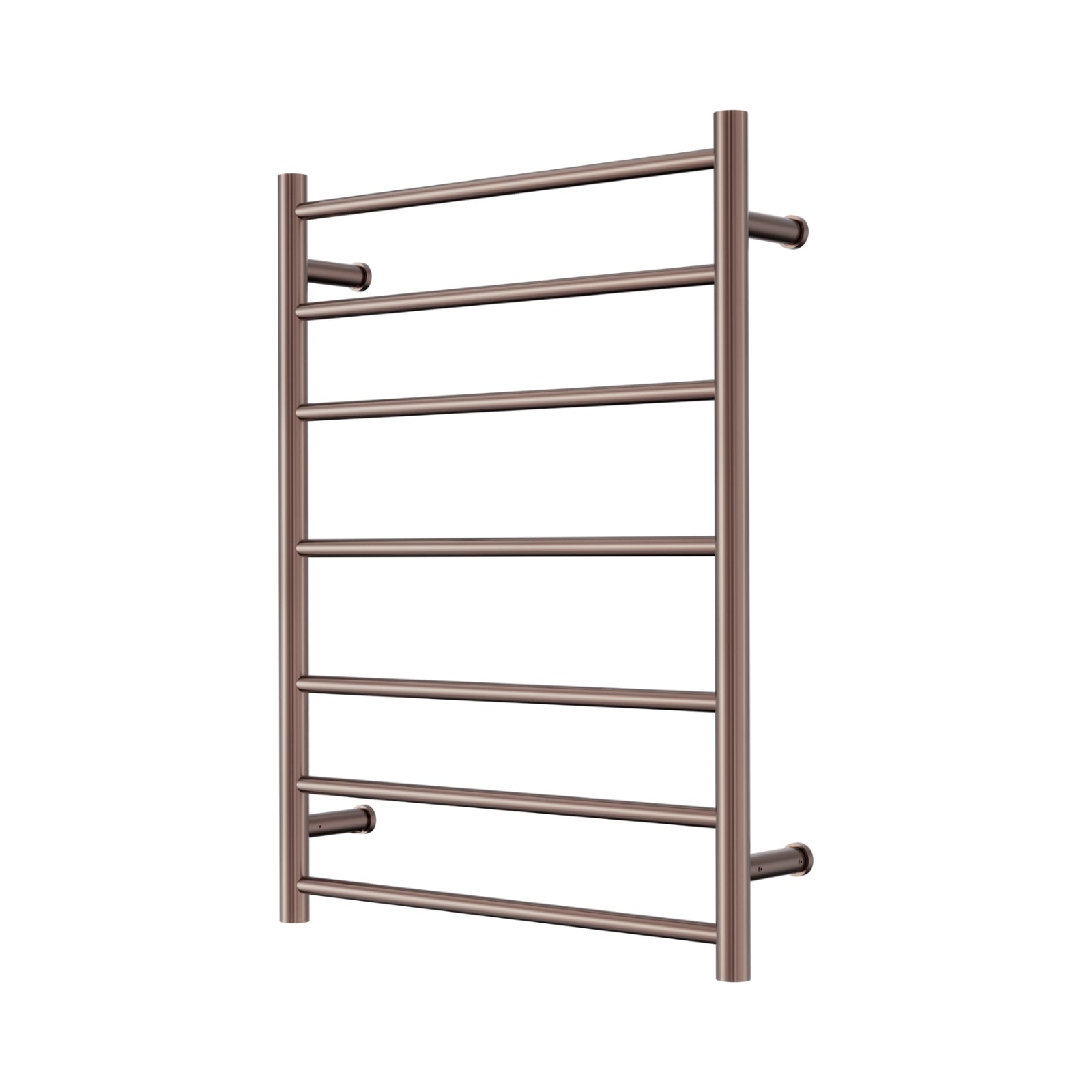 Nero Mecca 240V 7 Bar Heated Towel Ladder Brushed Bronze NR190003HBZ - The Blue Space
