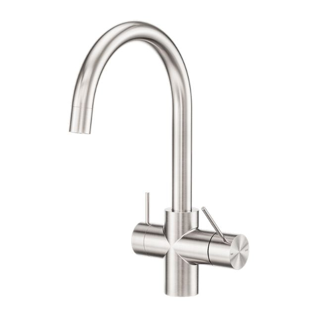 Nero Mecca 3 Way Filtered Mixer Tap Brushed Nickel NR221907EBN - The Blue Space