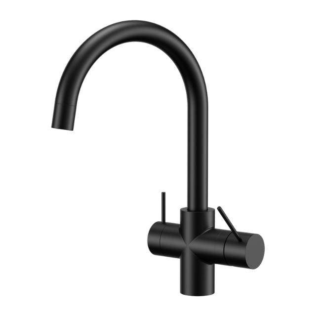 Nero Mecca 3 Way Filtered Mixer Tap Matte Black NR221907EMB - The Blue Space