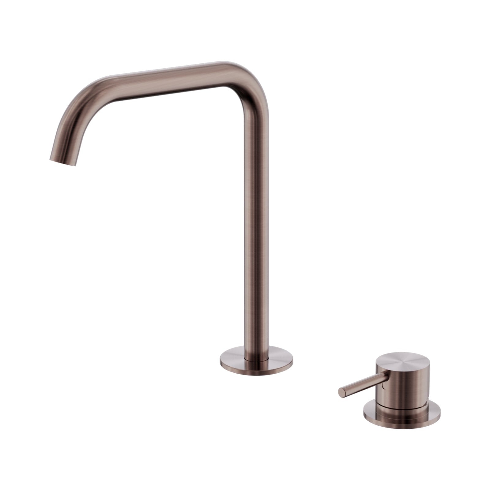 Nero Mecca Hob Bath/Kitchen Mixer Set Edge Spout Brushed Bronze NR221901KBZ - The Blue Space