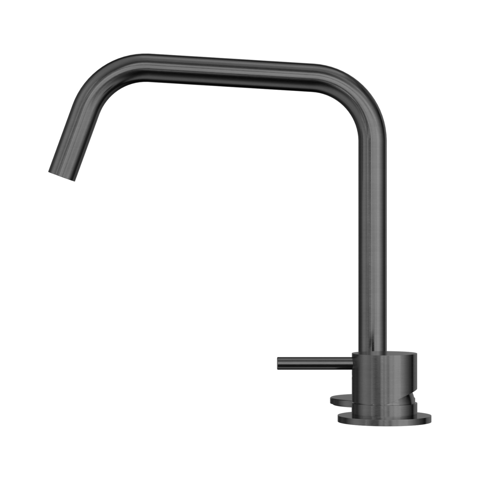 Side Nero Mecca Hob Bath/Kitchen Mixer Set Edge Spout II Gun Metal NR221901MGM - The Blue Space