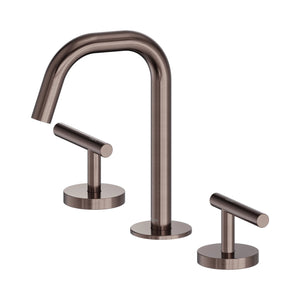 Nero Mecca Lever Basin Set Edge Spout Brushed Bronze