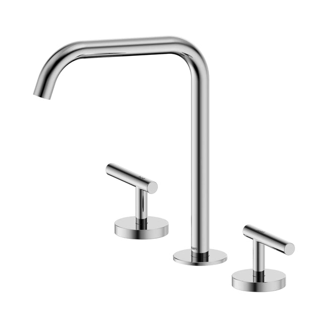 Nero Mecca Lever Bath/Kitchen Set Edge Spout Chrome 25D005CH - The Blue Space