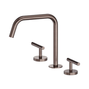 Nero Mecca Lever Bath/Kitchen Set Edge Spout II Brushed Bronze