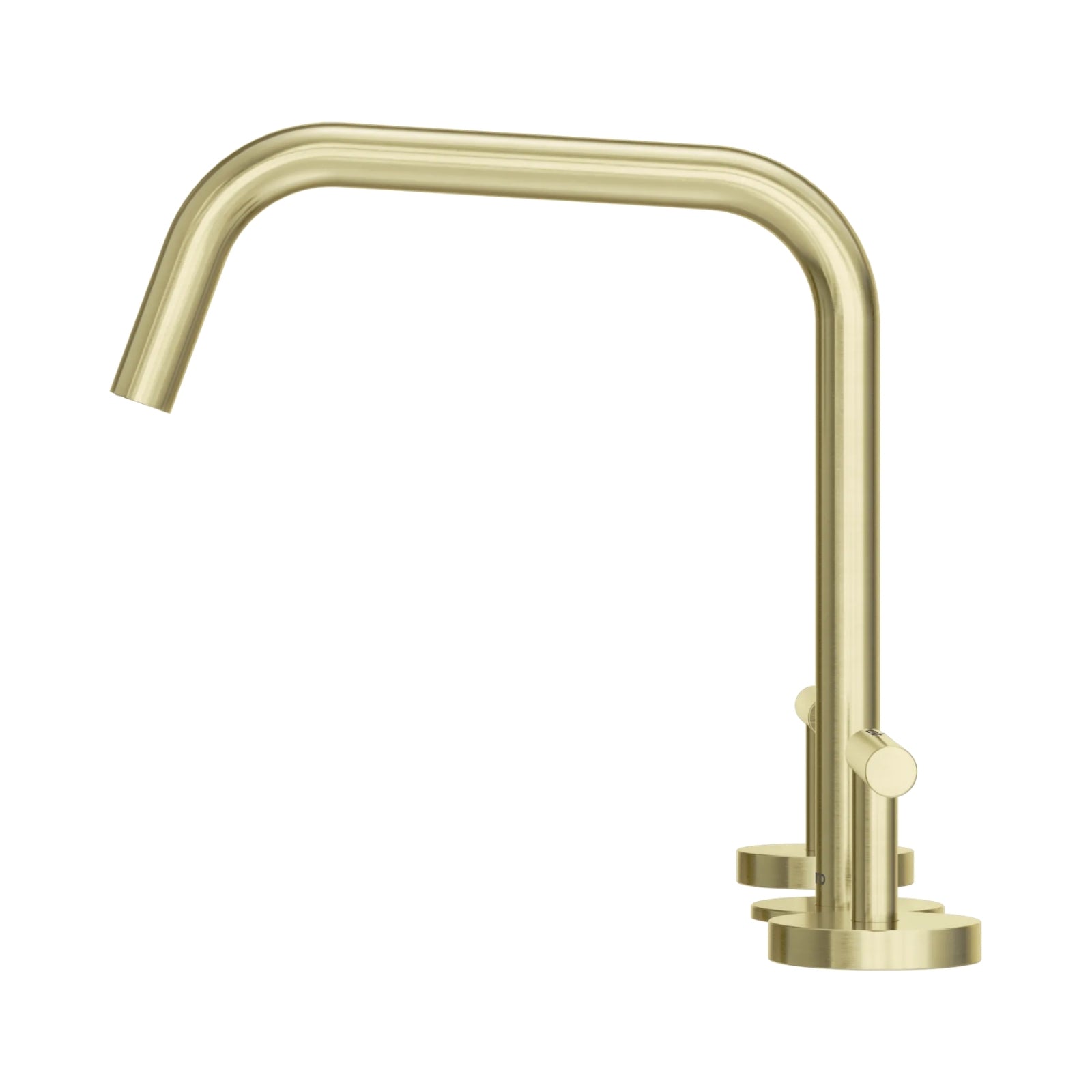 Side Nero Mecca Lever Bath/Kitchen Set Edge Spout II Brushed Gold 25D003BG - The Blue Space
