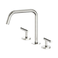Nero Mecca Lever Bath/Kitchen Set Edge Spout II Brushed Nickel 25D003BN - The Blue Space