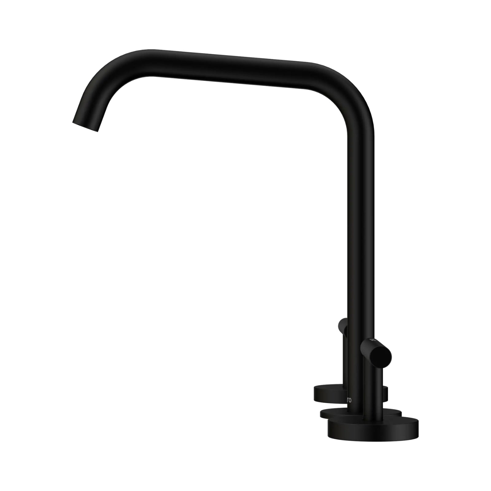 Side Nero Mecca Lever Bath/Kitchen Set Edge Spout Matte Black 25D005MB - The Blue Space