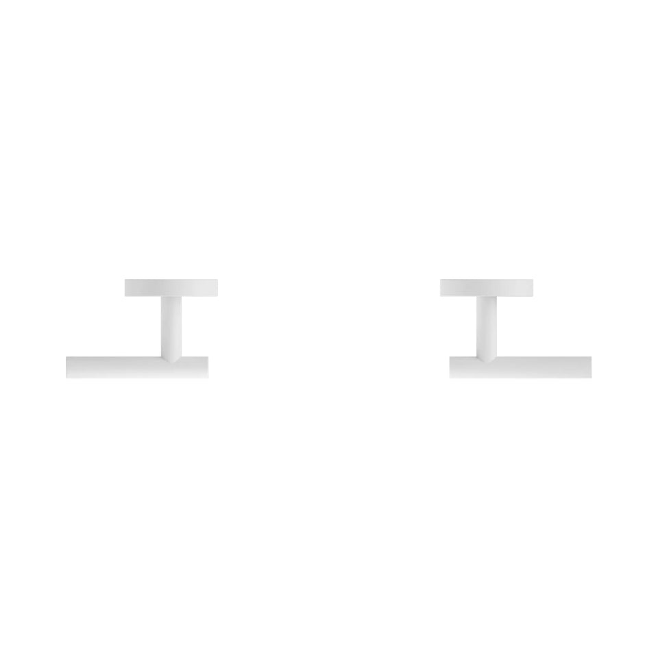 Nero Mecca Lever Wall Top Assembly Matte White