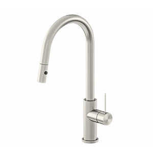 Nero Mecca Pull Out Sink Mixer w/ Vegie Spray Brushed Nickel