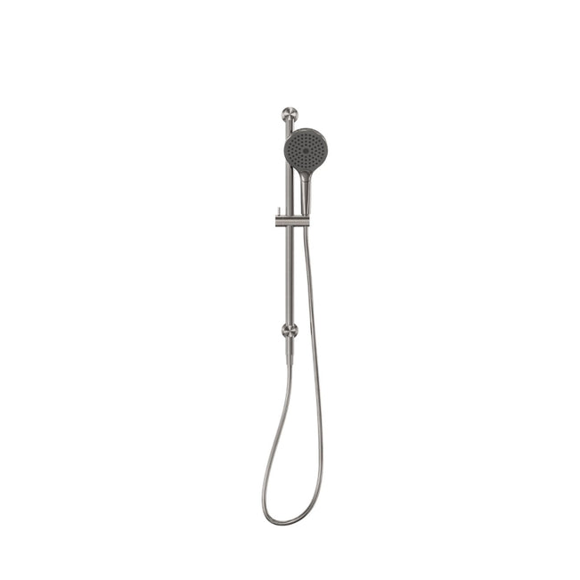 Nero Mecca Shower Rail with Air Shower II Brushed Nickel NR221905GBN - The Blue Space