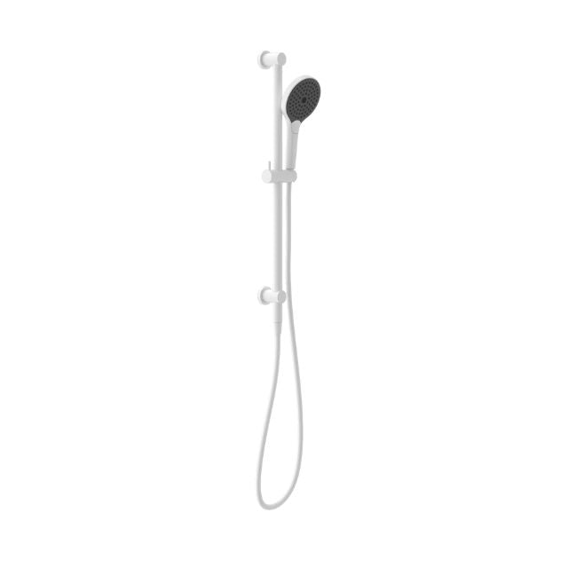 Nero Mecca Shower Rail With Air Shower II Matte White
