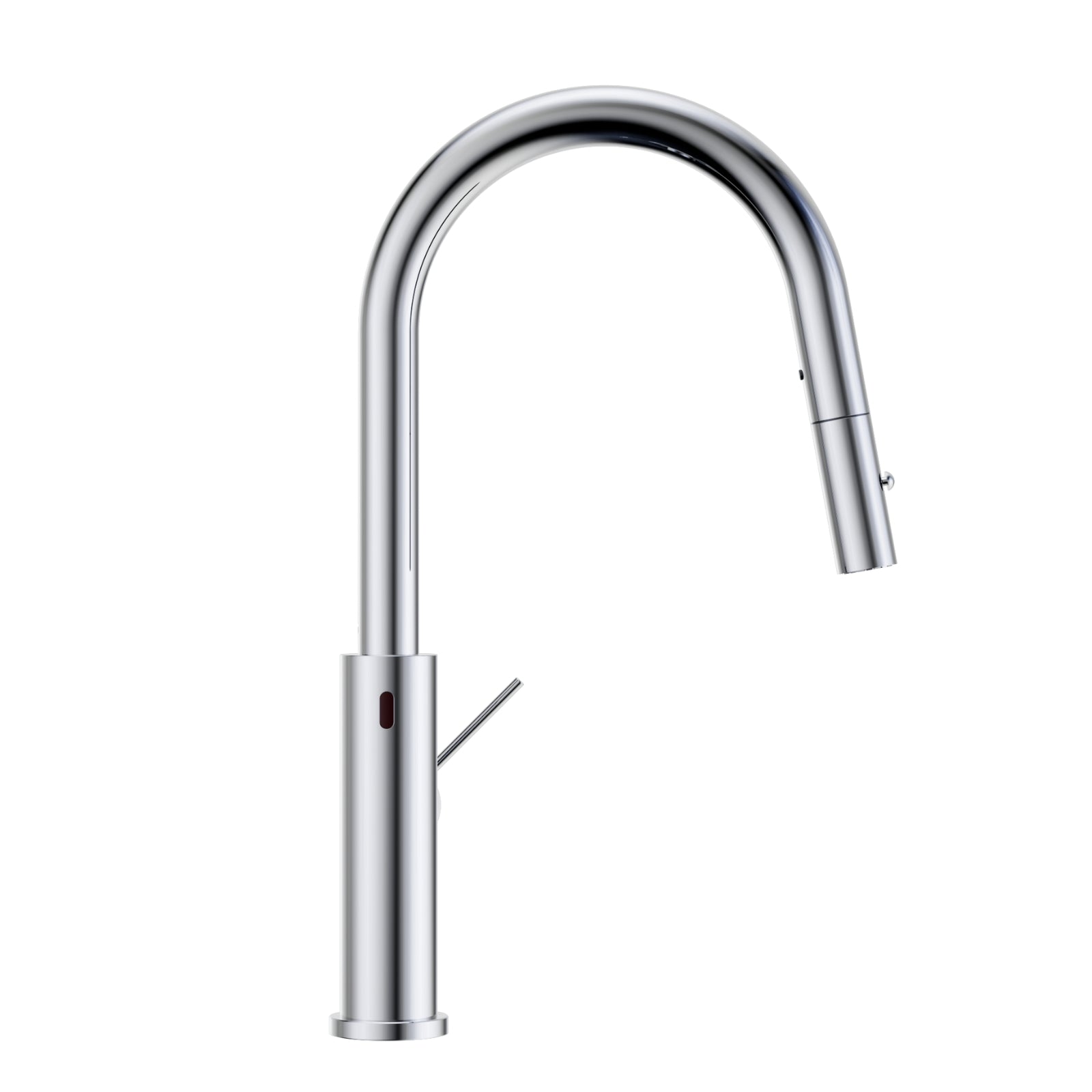 Side Nero Mecca Smart Sensor Pull Out Kitchen Mixer Chrome NR221908ACH - The Blue Space