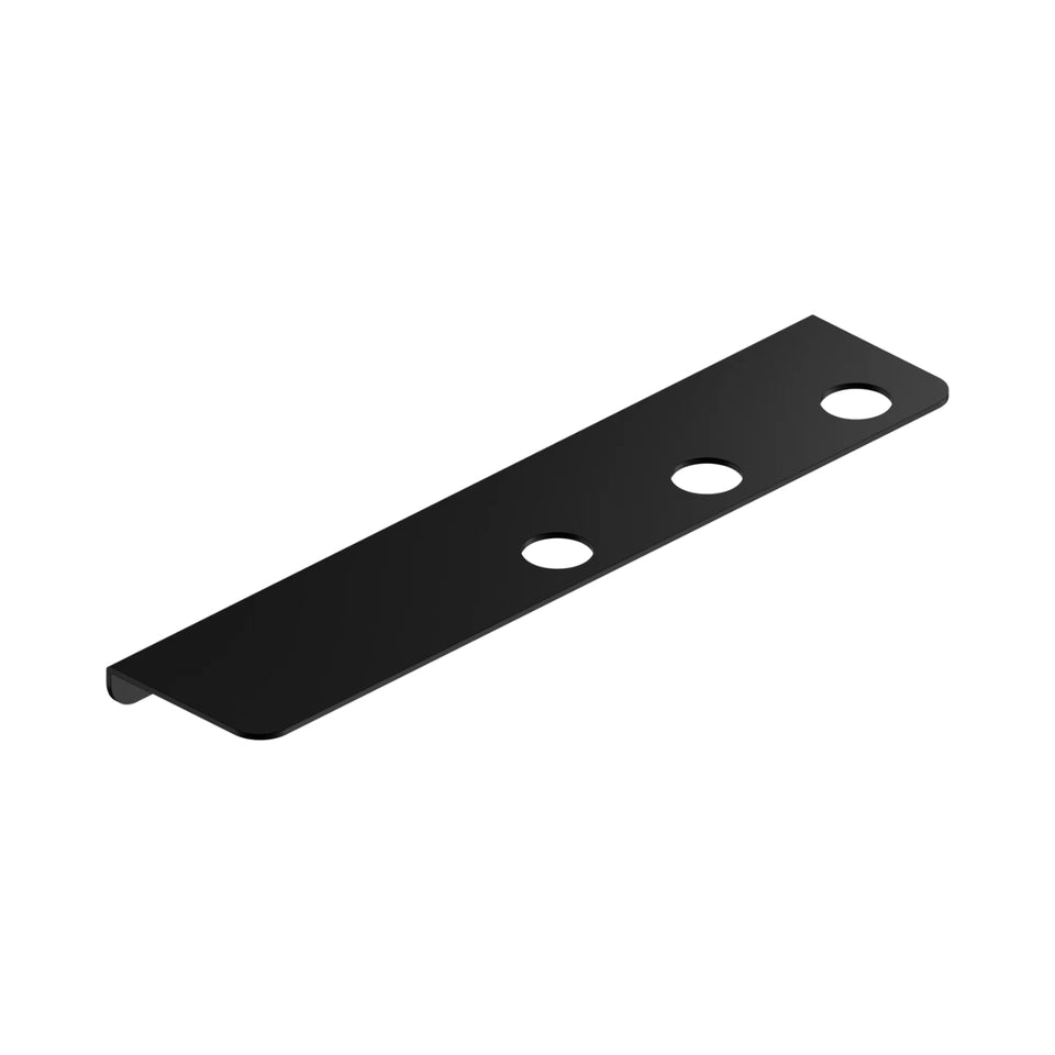 Nero Mecca Triple Soap Bottle Holder With Shelf Matte Black