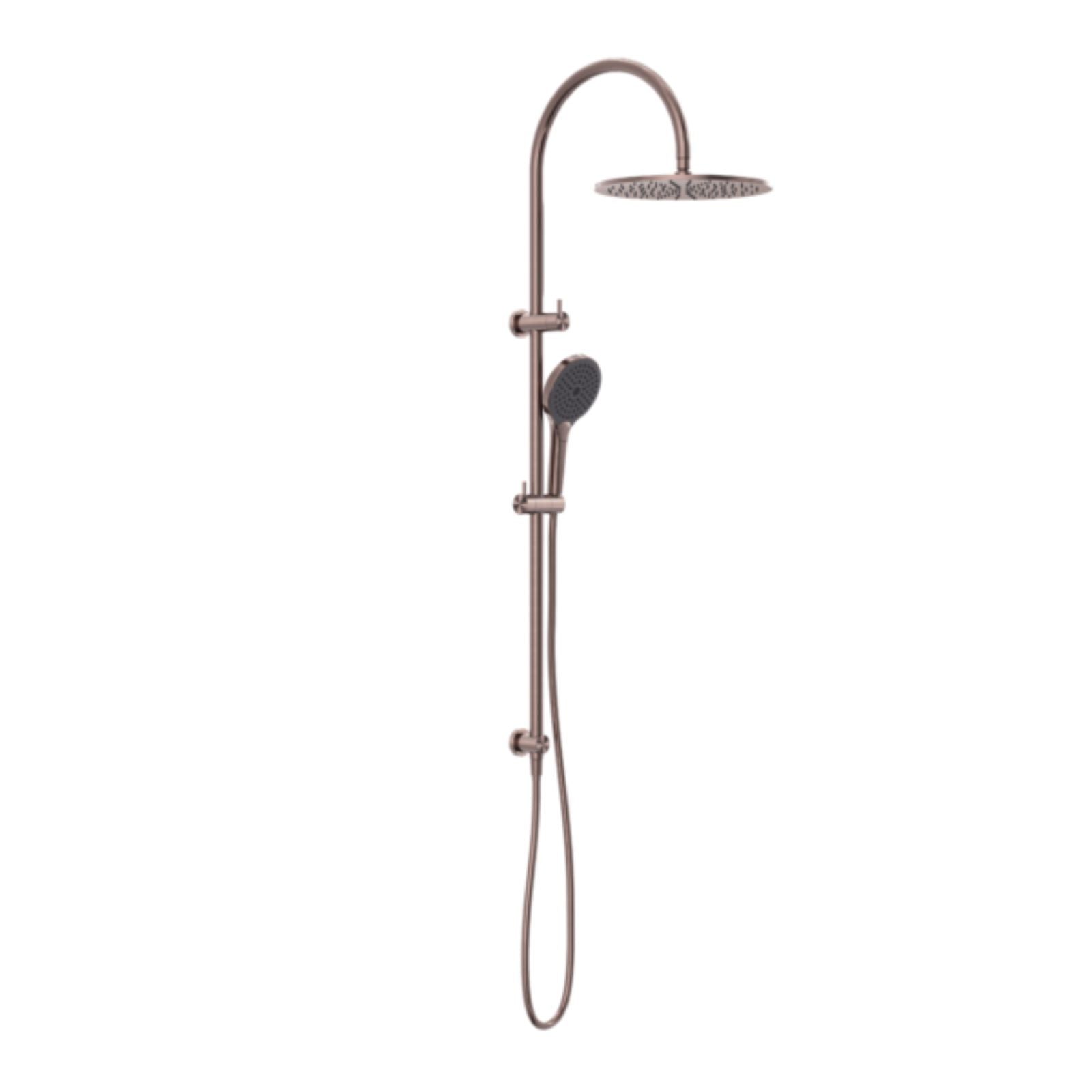 Nero Mecca Twin Shower with Air Shower II Brushed Bronze NR221905HBZ - The Blue Space