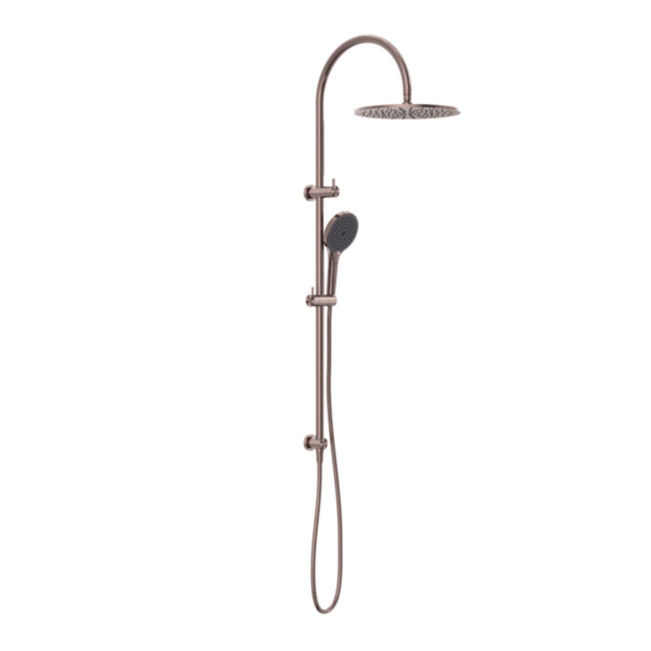 Nero Mecca Twin Shower with Air Shower II Brushed Bronze NR221905HBZ - The Blue Space