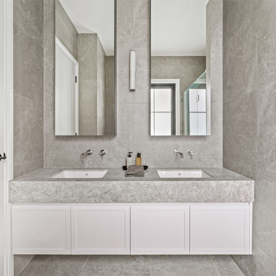 Nero Mecca Wall Basin/Bath Mixer Separate Back Plate 160mm Brushed Nickel