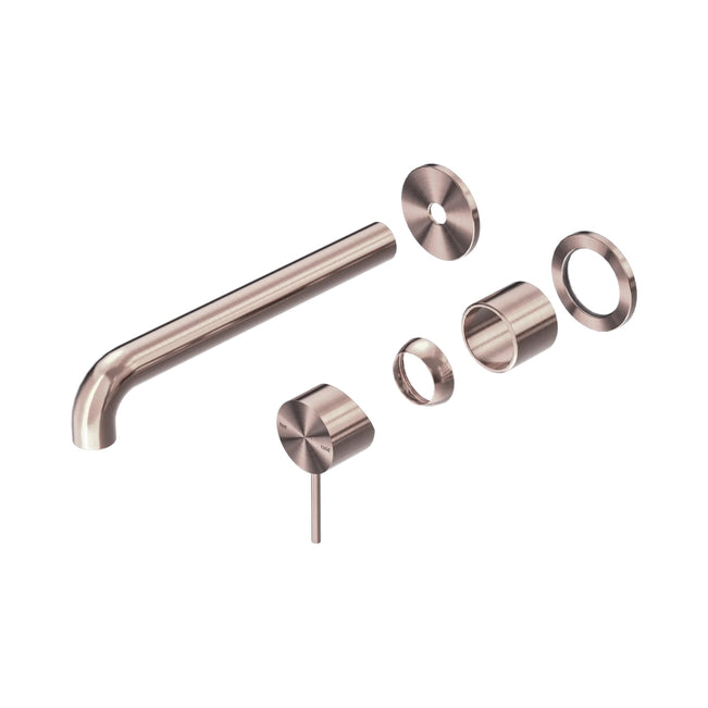 Nero Mecca Wall Basin/Bath Mixer Separate Back Plate 230mm Trim Kits Only Brushed Bronze