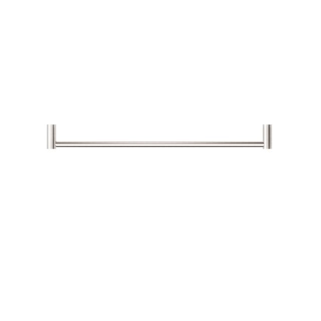 Top Nero New Mecca Single Towel Rail 600mm Brushed Nickel NR2324BN - The Blue Space