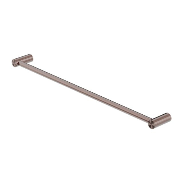 Nero New Mecca Single Towel Rail 800mm Brushed Bronze
