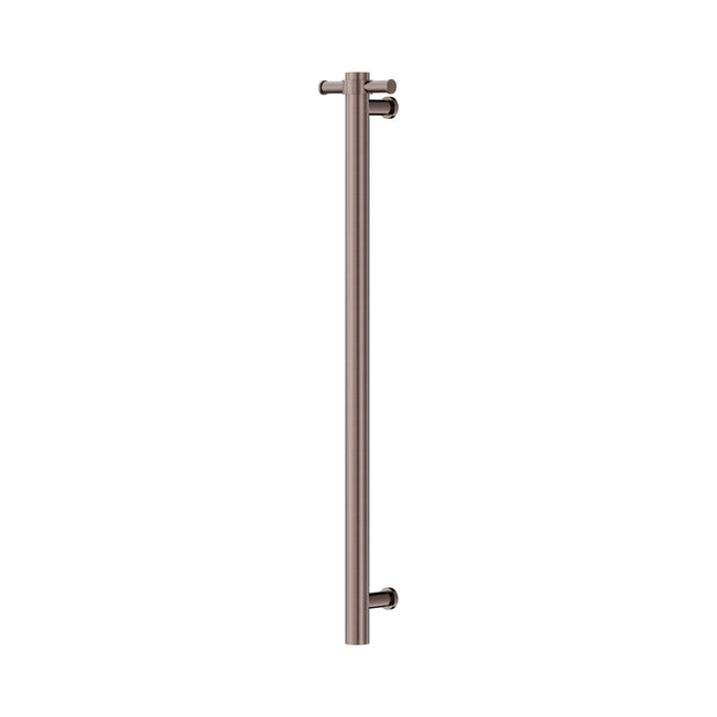 Nero Non-Heated Vertical Towel Rail 900mm Brushed Bronze NRV901BZ - The Blue Space