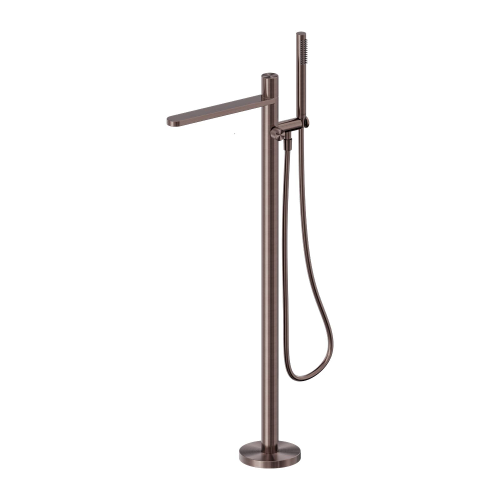 Nero Pure SS316L Freestanding Bath Mixer Brushed Bronze NR172203A02BZ - The Blue Space