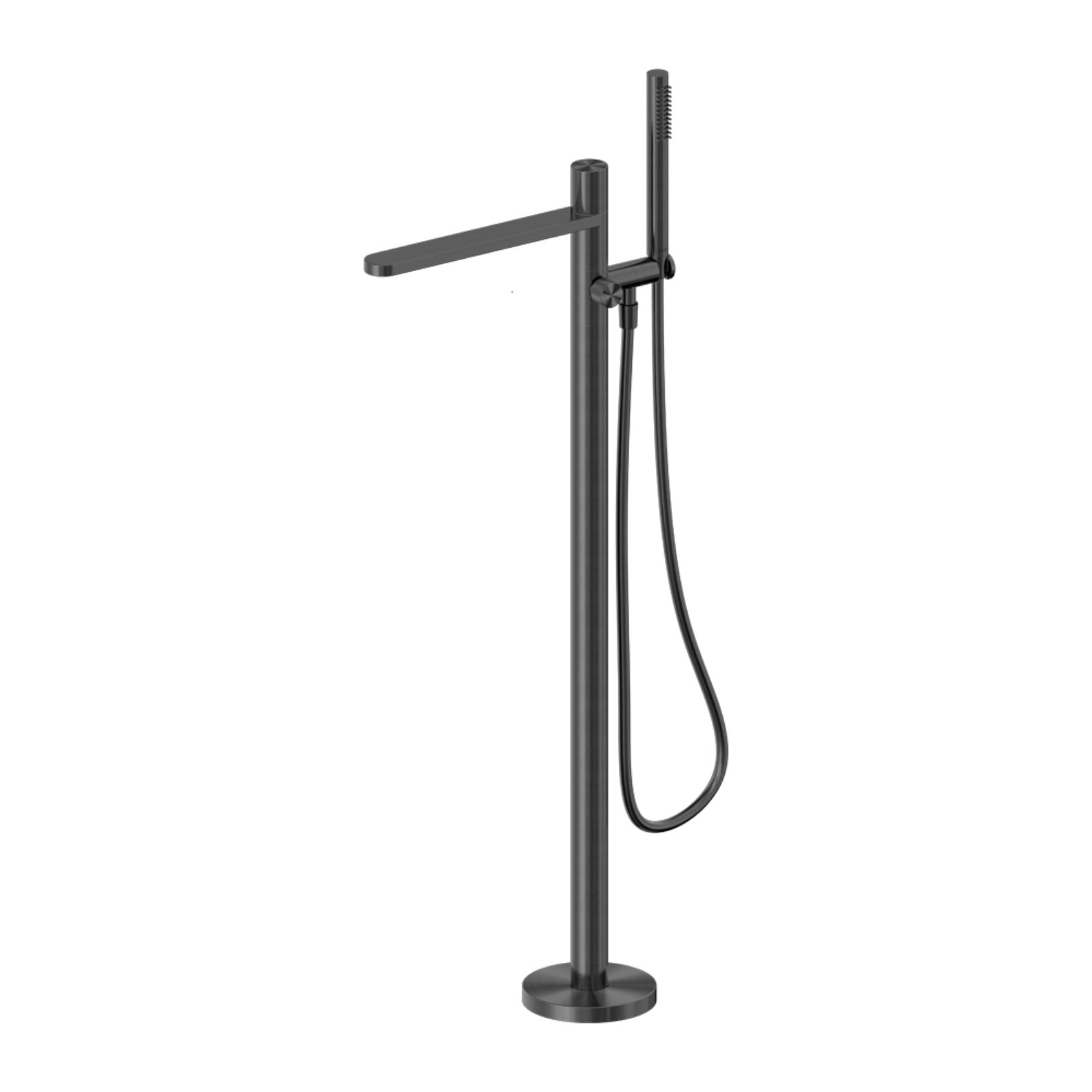 Nero Pure SS316L Freestanding Bath Mixer Graphite NR172203A02GR - The Blue Space