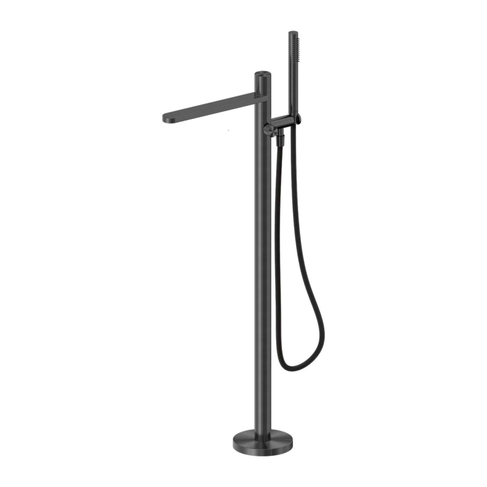 Nero Pure SS316L Freestanding Bath Mixer With Outdoor Shower Hose Graphite NR172203A01GR - The Blue Space