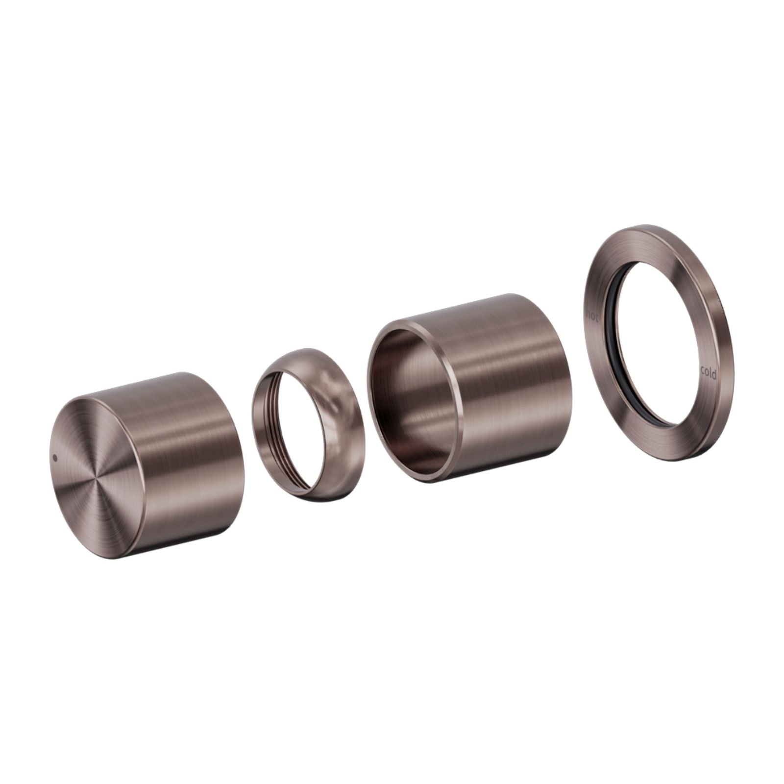 Nero Pure SS316L Shower Mixer Trim Kits Only Brushed Bronze NR172211TBZ - The Blue Space