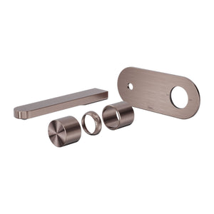 Nero Pure SS316L Wall Basin/Bath Mixer Trim Kits Only Brushed Bronze